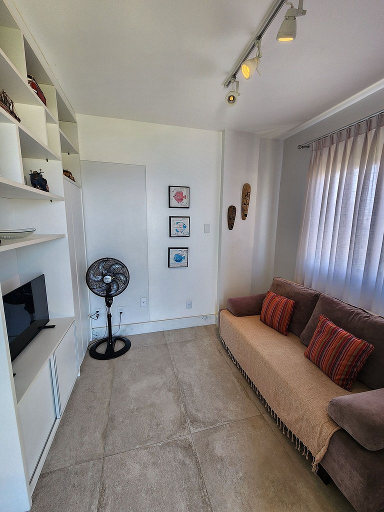 Apartamento vista mar, no bairro do Rio Vermelho.