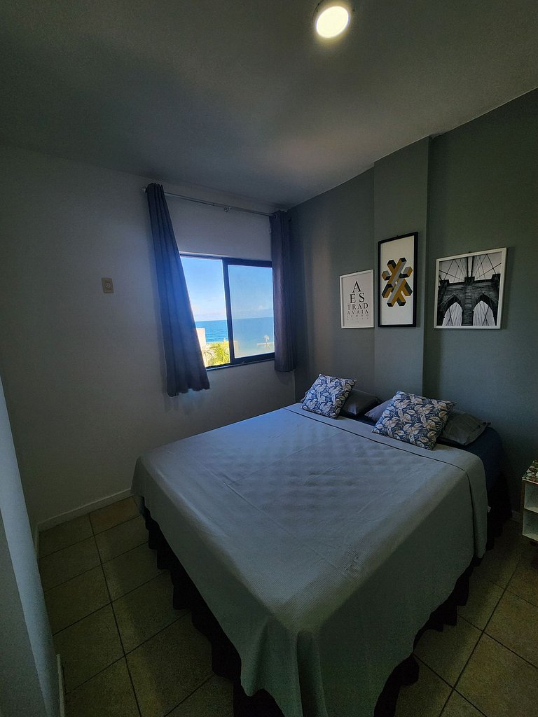 Apartamento vista mar, no bairro do Rio Vermelho.
