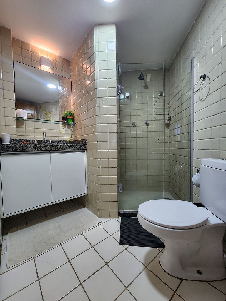 Apartamento vista mar, no bairro do Rio Vermelho.