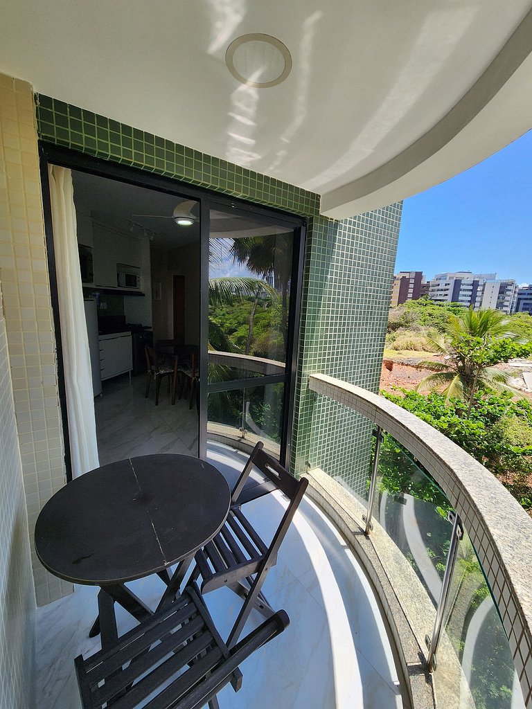 Prédio à beira-mar, no bairro do Rio Vermelho.