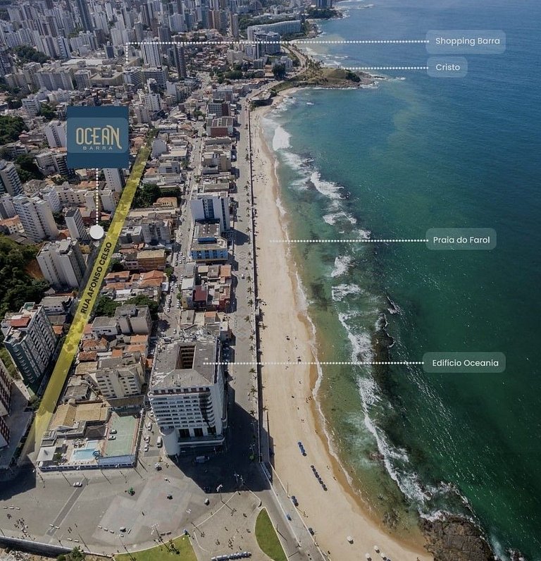 Ótimo apto, novinho, ao lado do Farol da Barra