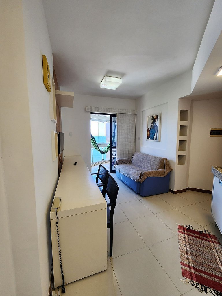 Apartamento vista mar, no bairro do Rio Vermelho