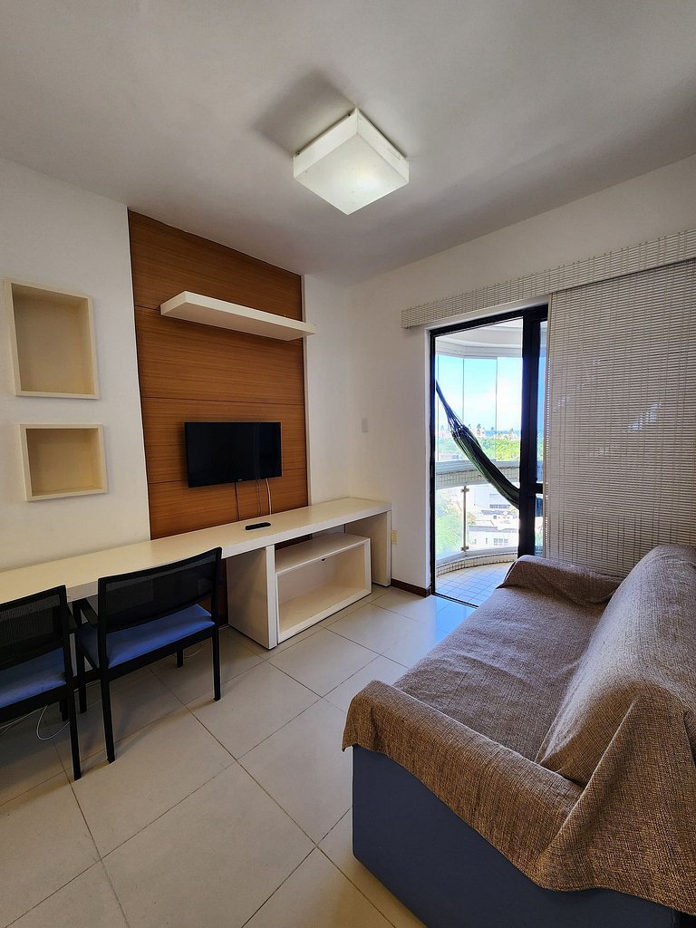 Apartamento vista mar, no bairro do Rio Vermelho