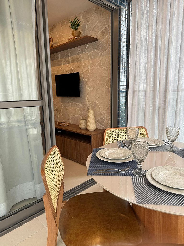 Excelente apartamento bem novinho na Barra