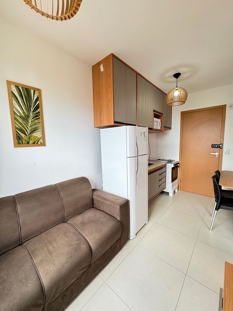 Studio em ótima localização, próximo à praia.