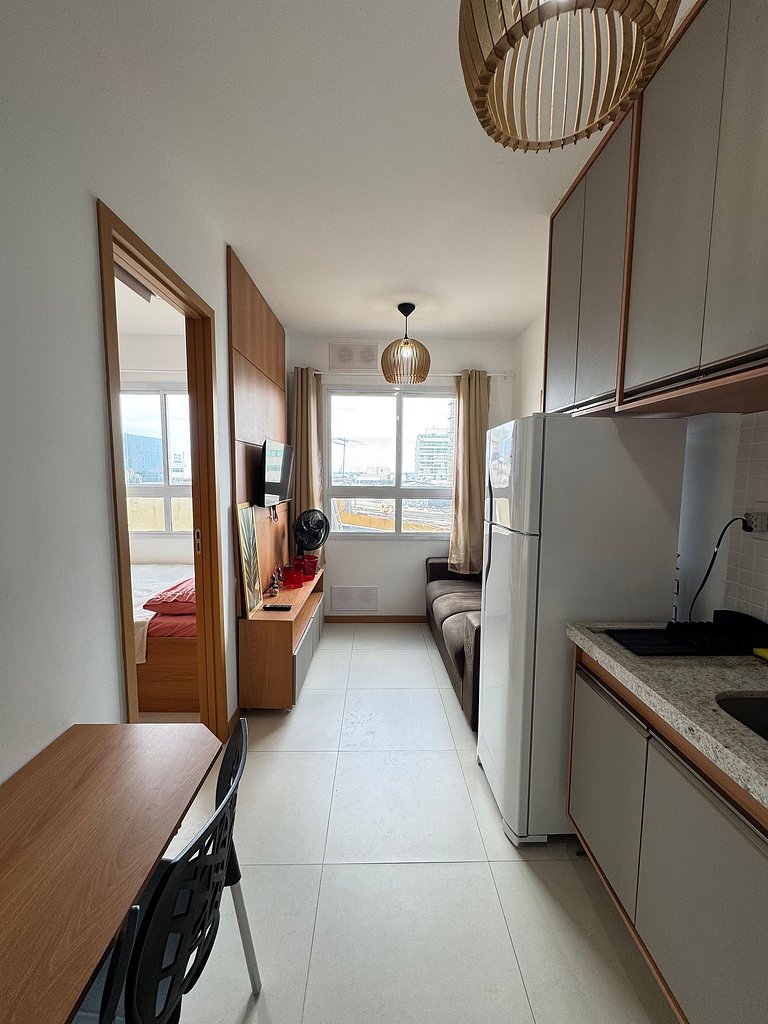 Studio em ótima localização, próximo à praia.