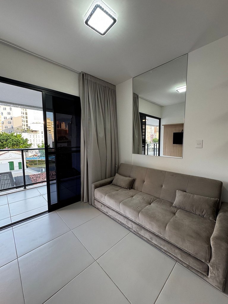 Novo apartamento e em ótima localização na Barra!