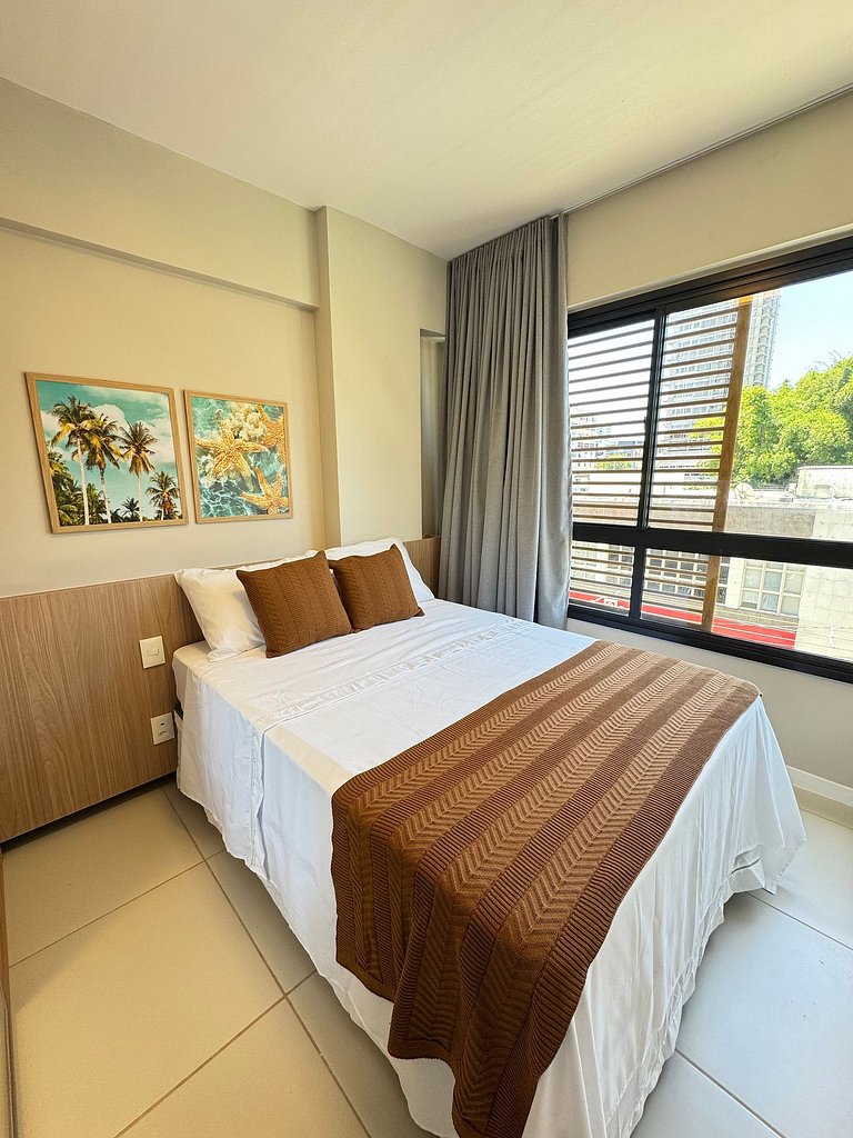 Novo apartamento e em ótima localização na Barra!