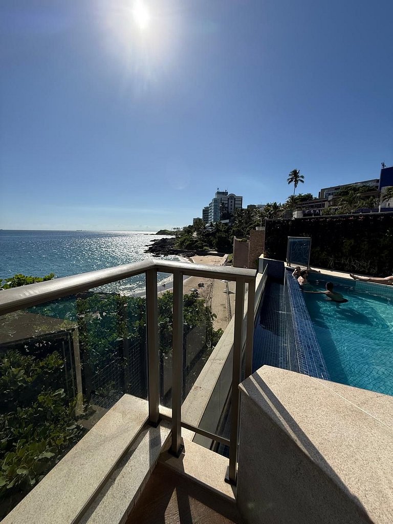 Beach Class Com Varanda e Vista Mar