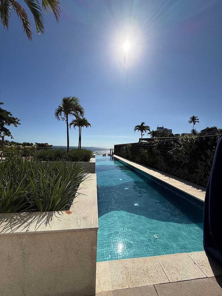 Apto de Luxo Pé na Areia e dentro do Carnaval!