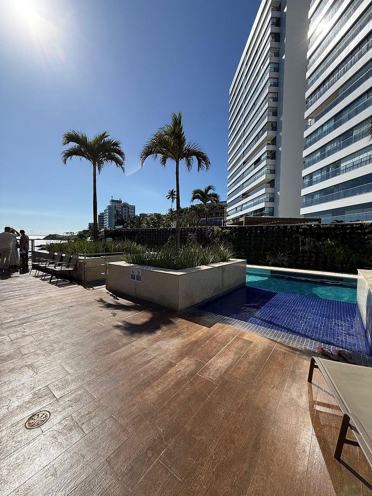 Beach Class Com Varanda e Vista Mar