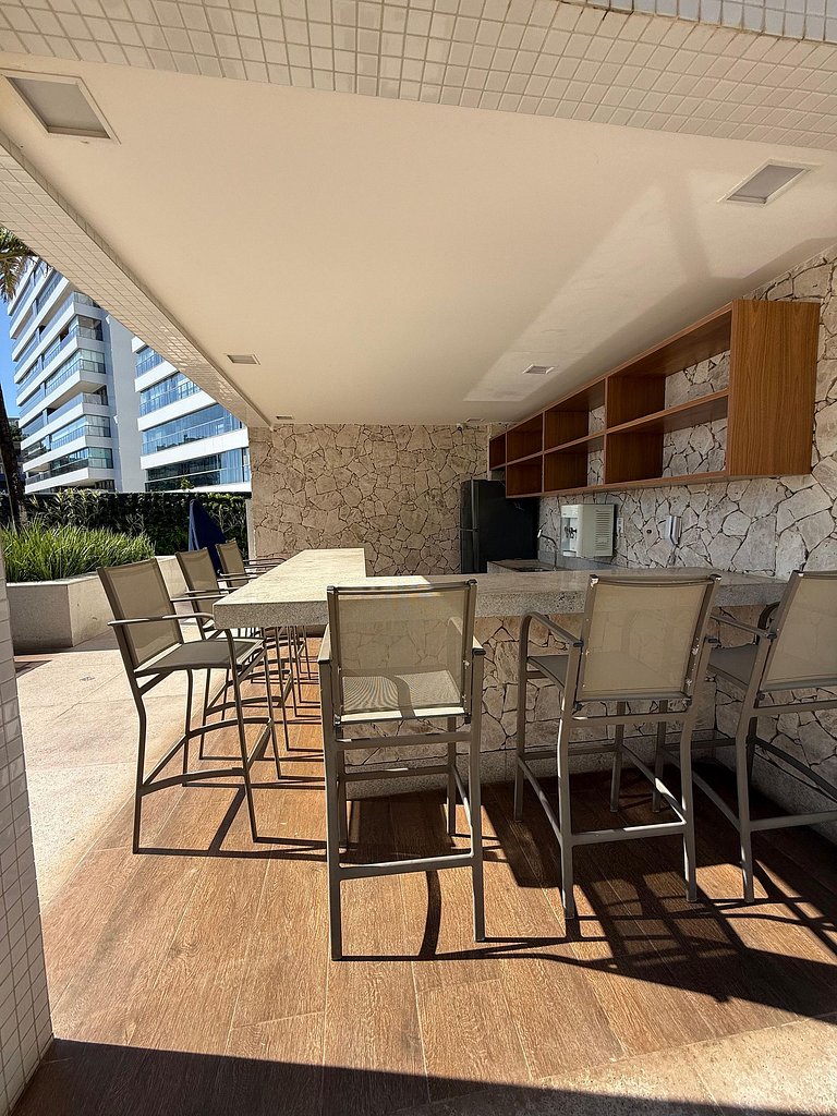 Beach Class Com Varanda e Vista Mar