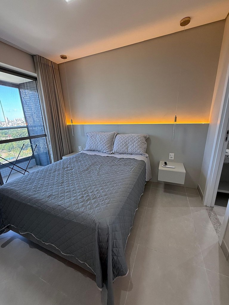 Apto de Luxo Pé na Areia e dentro do Carnaval!