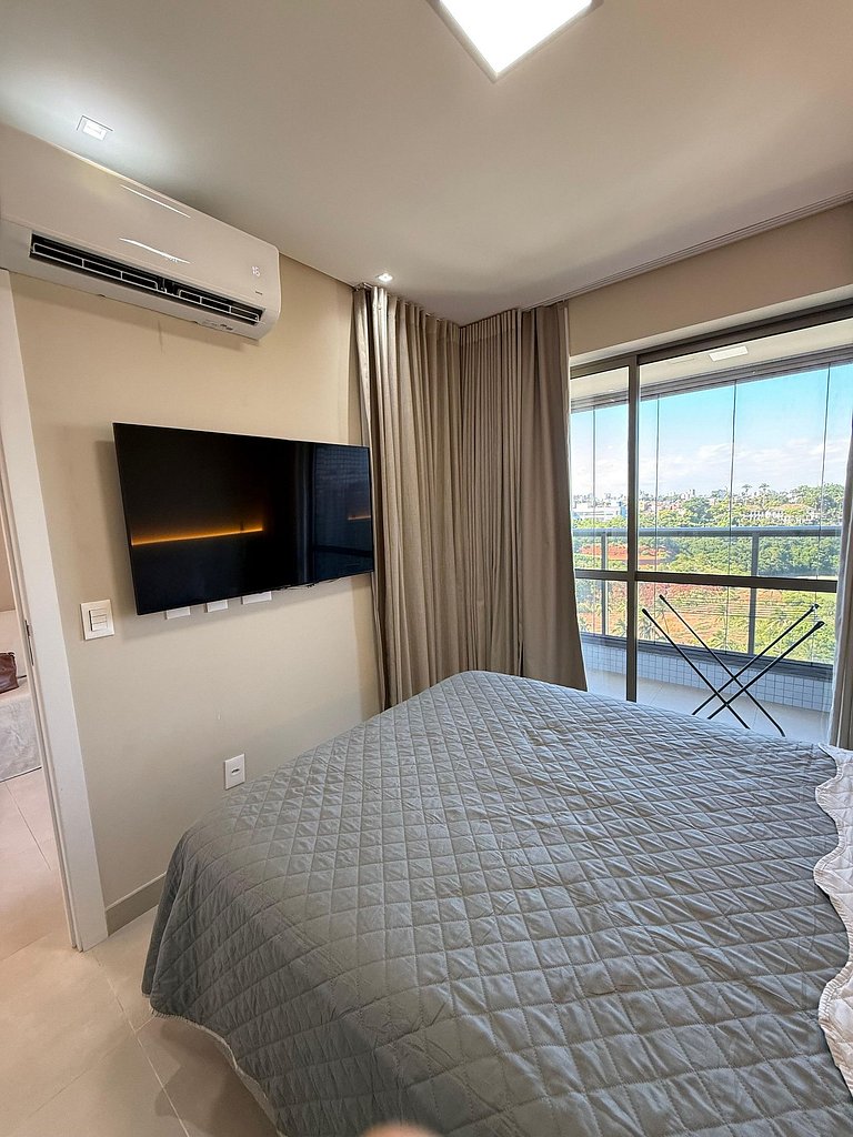 Apto de Luxo Pé na Areia e dentro do Carnaval!