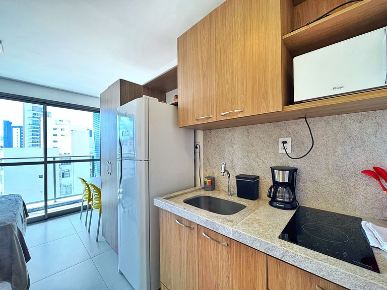 Novo apartamento e em ótima localização na Barra.