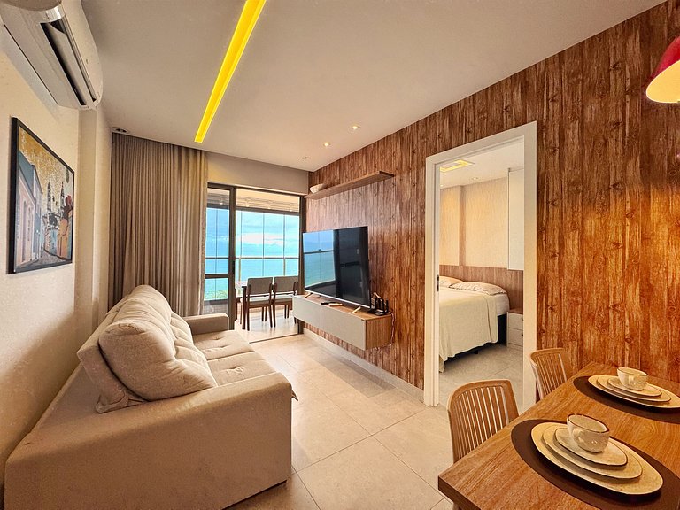 Apto de Luxo Pé na Areia e dentro do Carnaval!