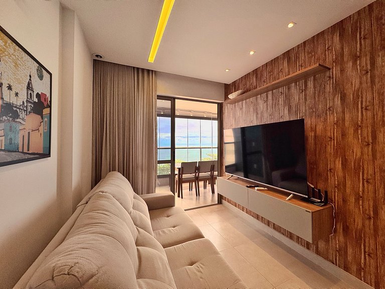 Apto de Luxo Pé na Areia e dentro do Carnaval!